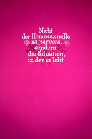 Nicht der Homosexuelle ist pervers, sondern die Situation, in der er lebt hdfilme stream online